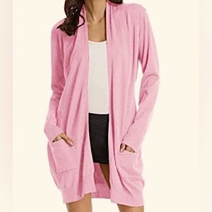 NWT Grace Karin Open Front Long Cardigan
